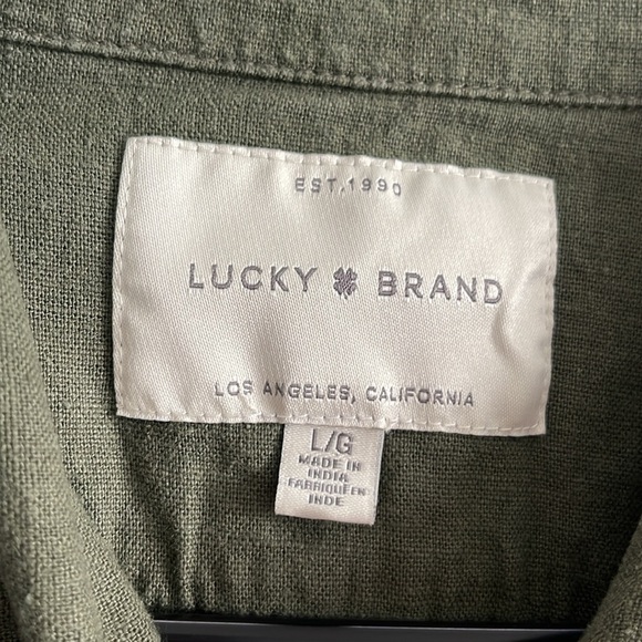 Lucky Brand Women’s Linen Blend Jacket Size Large - Picture 8 of 10